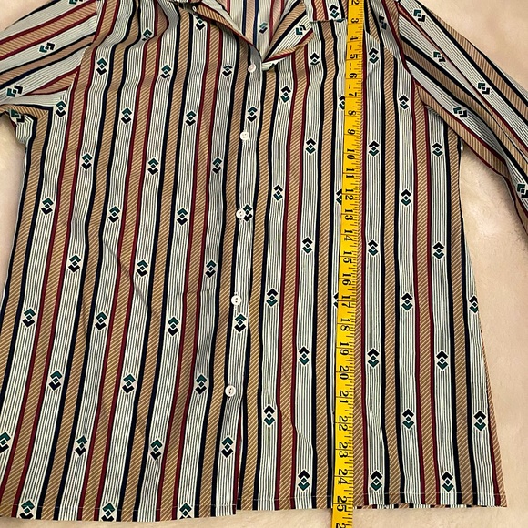 VINTAGE 70s ACT III BUTTON DOWN SHIRT - Picture 13 of 16